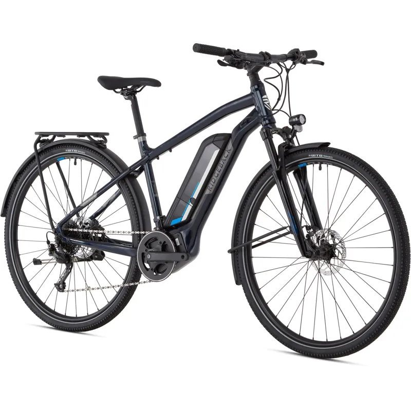 Ridgeback Arcus 2 Mens Electric Hybrid Bike 2021 in Blue-1