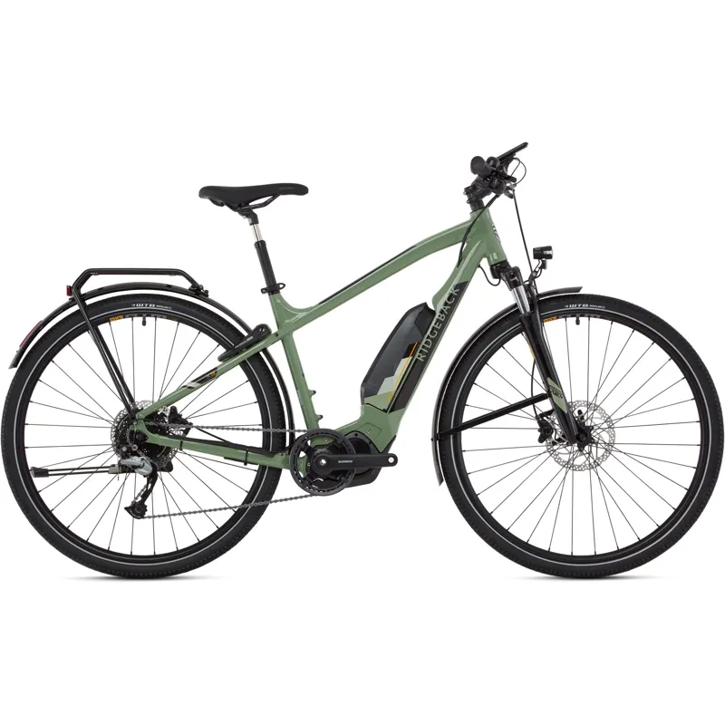 Ridgeback X3 Mens Electric Hybrid Bike 2021 in Green-1