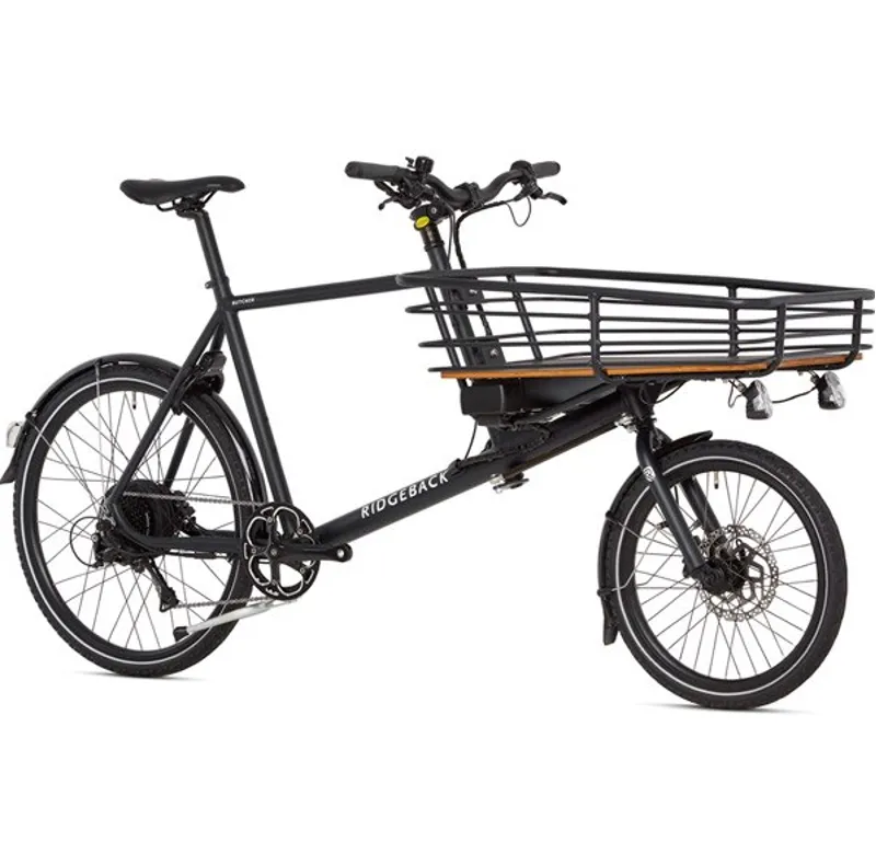 Ridgeback E-Cargo Electric Cargo Bike 2021 in Black-1