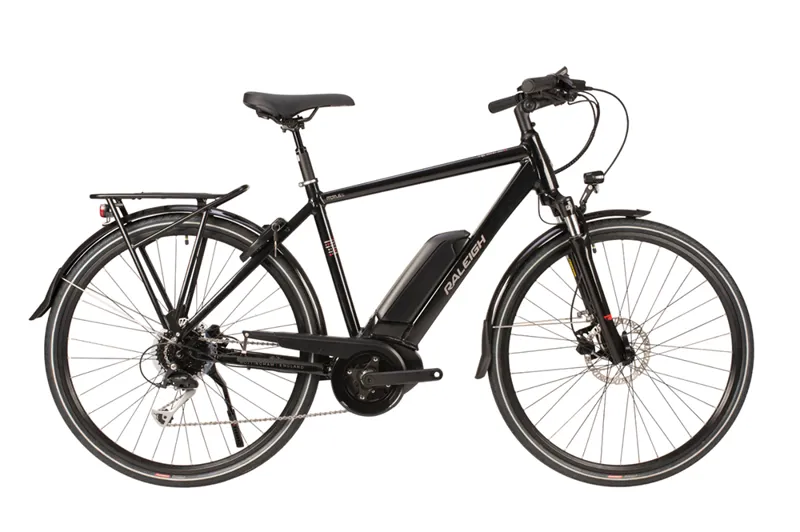 Raleigh Motus Grand Tour Electric Hybrid Bike 2022 in Gloss Black