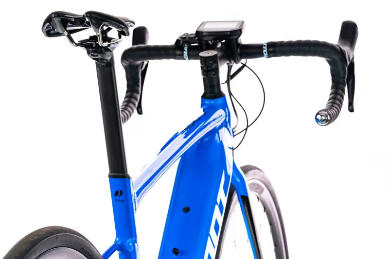Giant Road E+ 1 Pro Mens Electric Hybrid Bike in Electric Blue-1