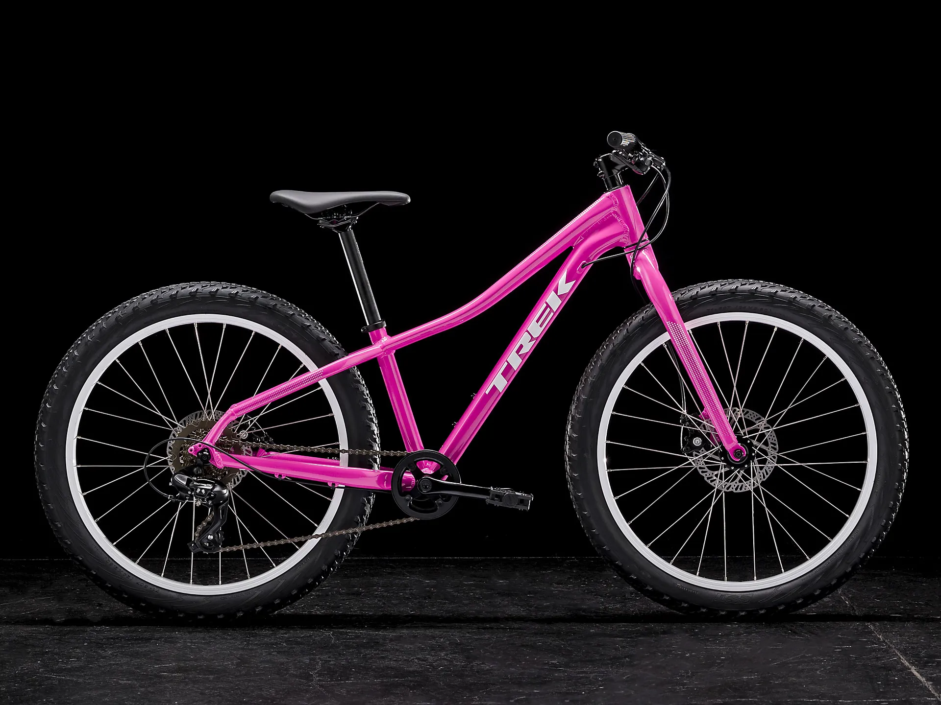Trek Roscoe 24 inch Wheel Kids Mountain Bike 2020 in Pink