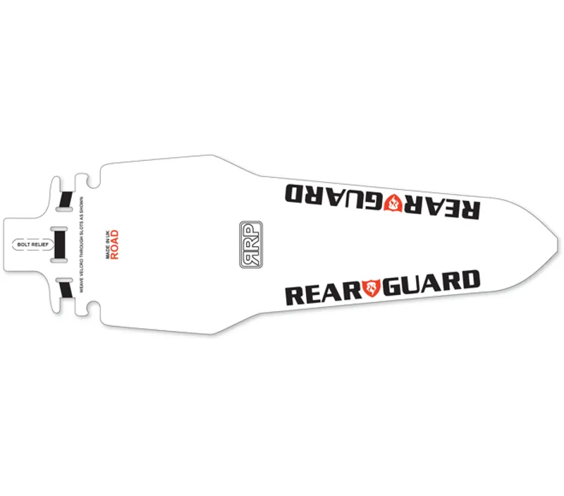 RRP RearGuard Road Rear Mudguard in White