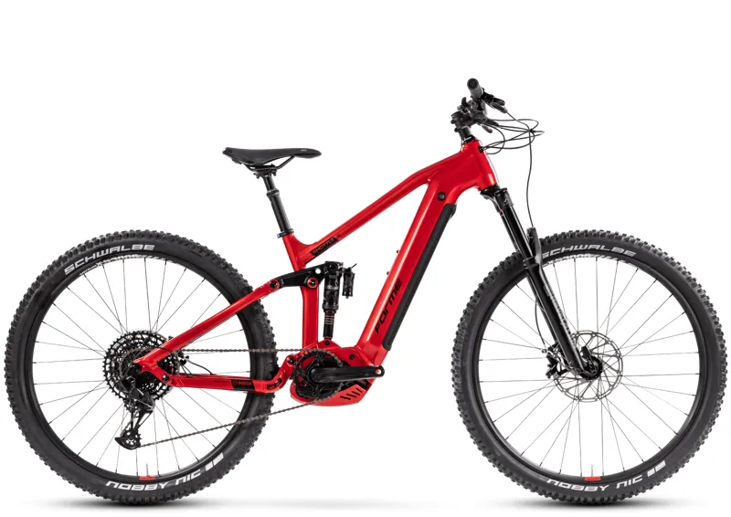 Forme Shottle 1E Electric Mountain Bike 2023 in Red/Black