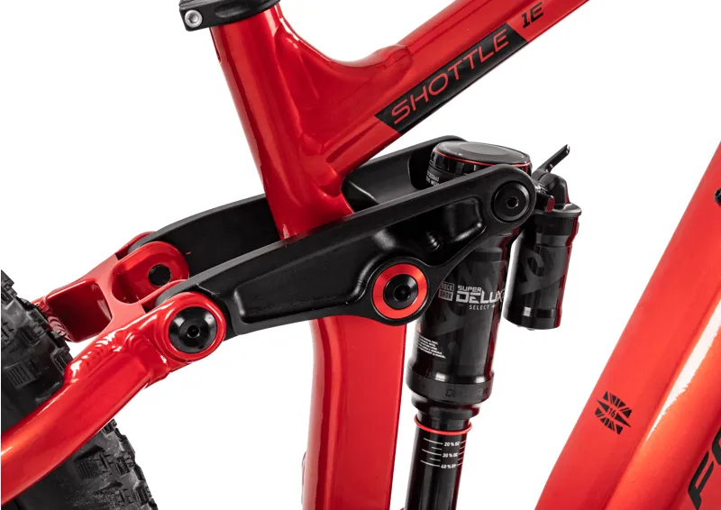 Forme Shottle 1E Electric Mountain Bike 2023 in Red/Black-3