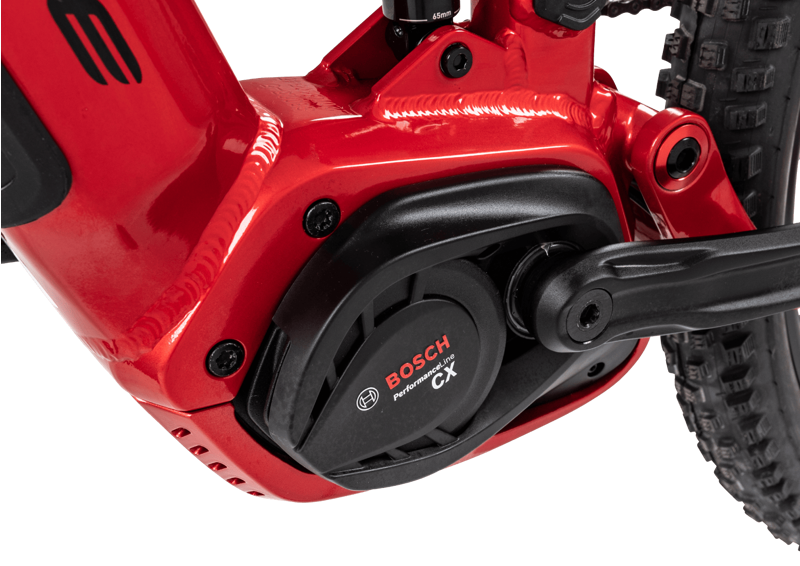 Forme Shottle 1E Electric Mountain Bike 2023 in Red/Black-4