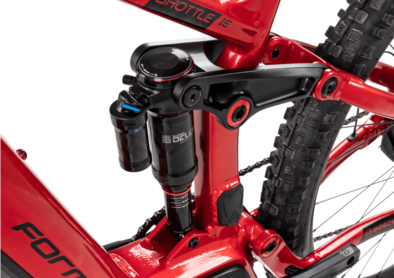 Forme Shottle 1E Electric Mountain Bike 2023 in Red/Black-7