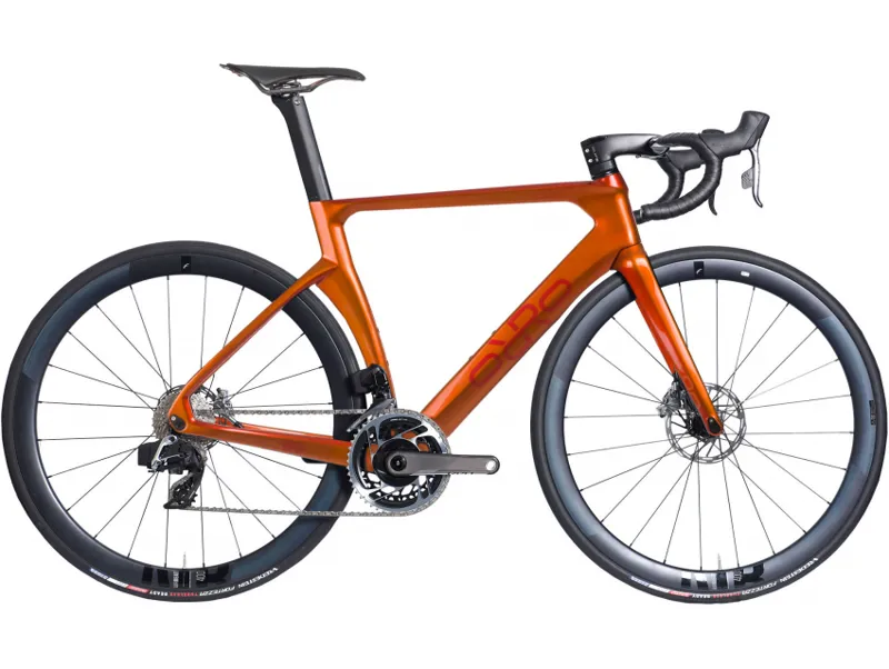 Orro Signature Venturi STC Red ETAP Road Bike 2022 in Orange