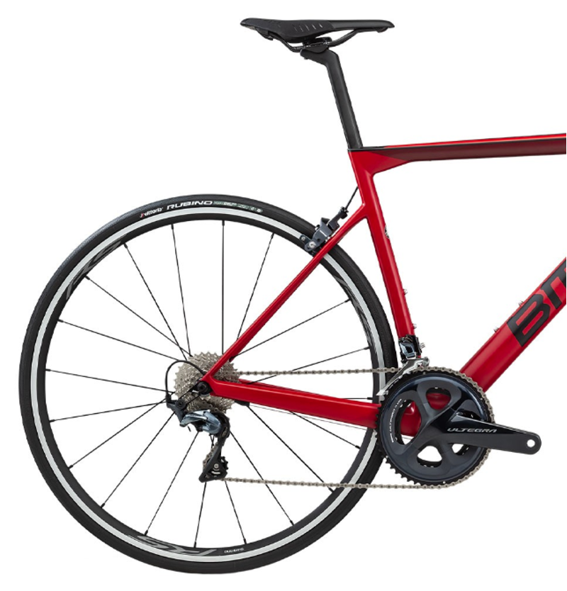 BMC Teammachine SLR02 Two Mens Road Bike in Carmine Red and Carbon-2