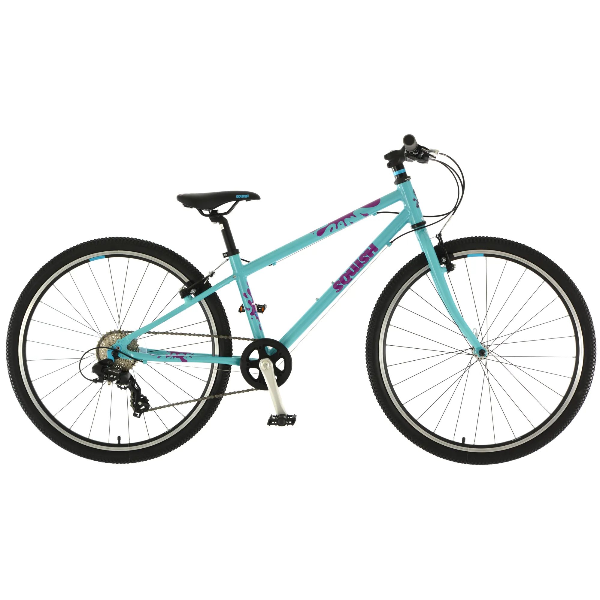 Squish 13/26 inch Unisex Hybrid Kids Bike 2022 in Aqua