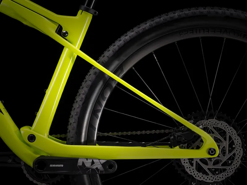 Trek Supercaliber 9.7 Mens Full Suspension Mountain Bike in Lime Green-7