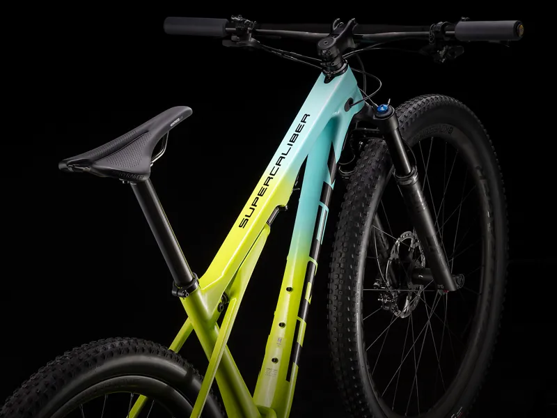 Trek Supercaliber 9.8 Mens Full Suspension Mountain Bike in Green Fade-2