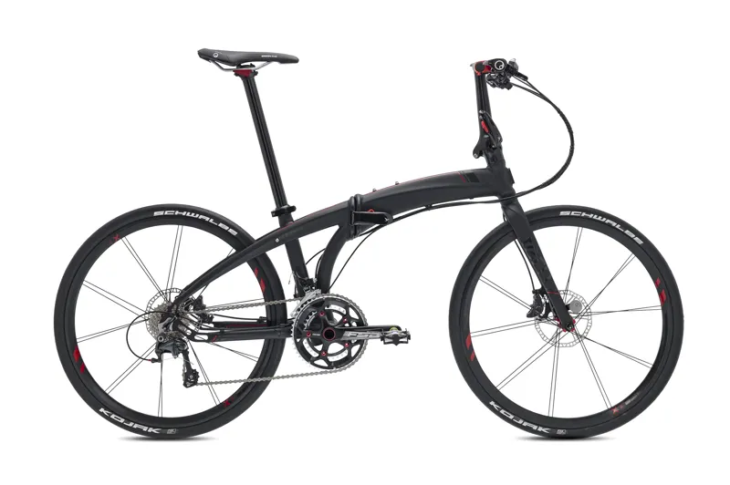 Tern Eclipse X22 Blackbird Mens Folding Bike 22-Speed 2023 in Matte Black-1