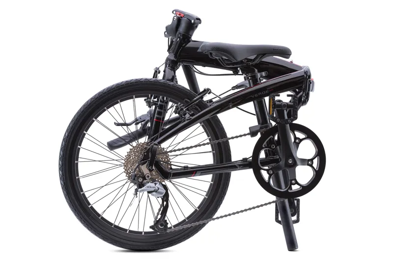 Tern Verge D9 Mens Folding Bike 9-Speed in Gloss Black-1