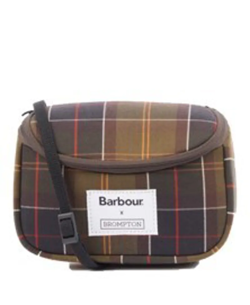 Brompton C Line Explore Mid Folding Bike 2023 in Barbour edition inc. 2 bags-3