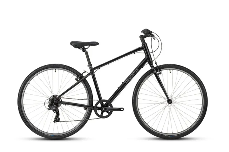 Ridgeback Comet Hybrid Bike 2022 in Black