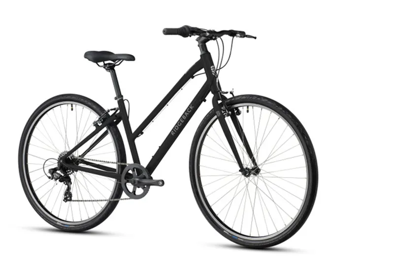 Ridgeback Comet Womens Hybrid Bike 2022 in Black-1