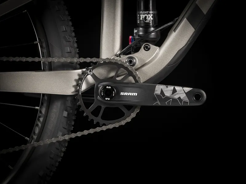 Trek Top Fuel 9.7 NX 29 Full Suspension Mountain Bike 2021 in Grey-3