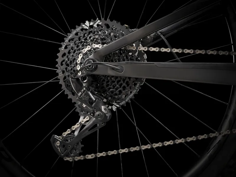 Trek Top Fuel 9.8 Mens Full Suspension Mountain Bike in Carbon-2