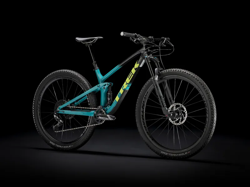 Trek Top Fuel 9.8 Mens Full Suspension Mountain Bike in Teal-1