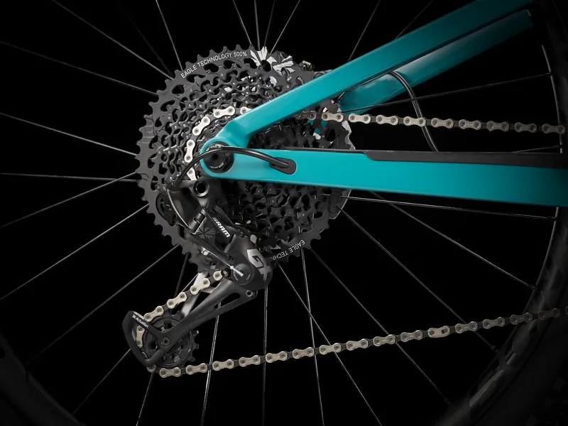 Trek Top Fuel 9.8 Mens Full Suspension Mountain Bike in Teal-2