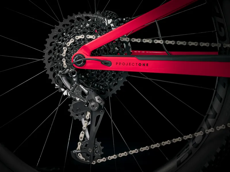 Trek Top Fuel 9.8 Mens Full Suspension Mountain Bike in Viper Red-2