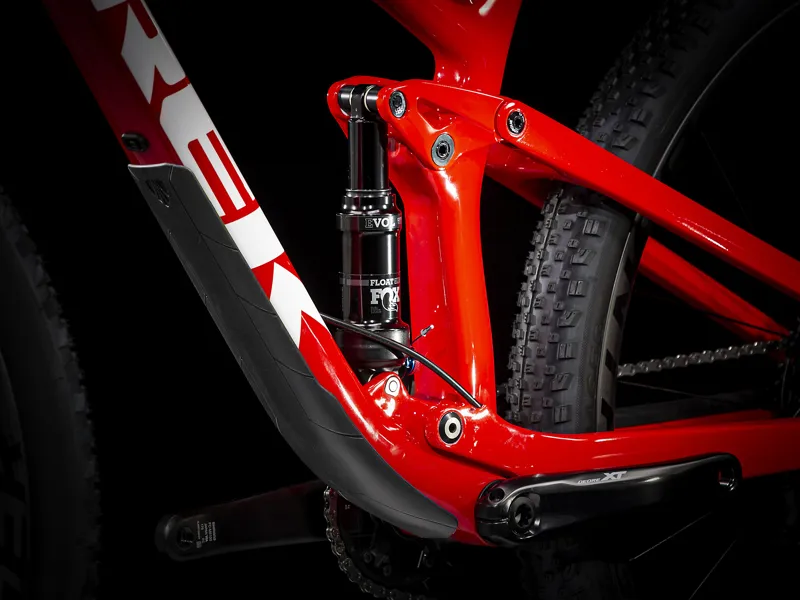 Trek Top Fuel 9.8 XT Mens Full Suspension Mountain Bike in Viper Red-4