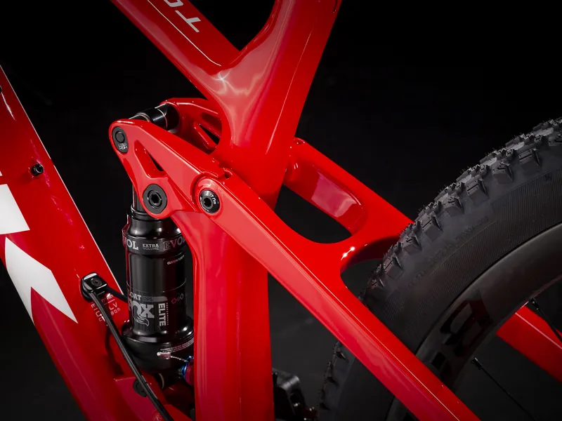 Trek Top Fuel 9.8 XT Mens Full Suspension Mountain Bike in Viper Red-7