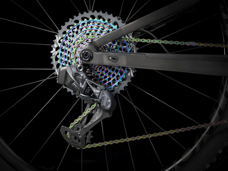 Trek Top Fuel 9.9 XX1 AXS Mens Full Suspension Mountain Bike in Black-2