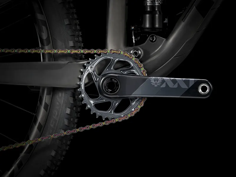 Trek Top Fuel 9.9 XX1 AXS Mens Full Suspension Mountain Bike in Black-3