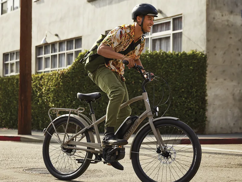 Electra Townie Go 8i Mens Electric Hybrid Bike 26 Inch Wheel in Clay-5