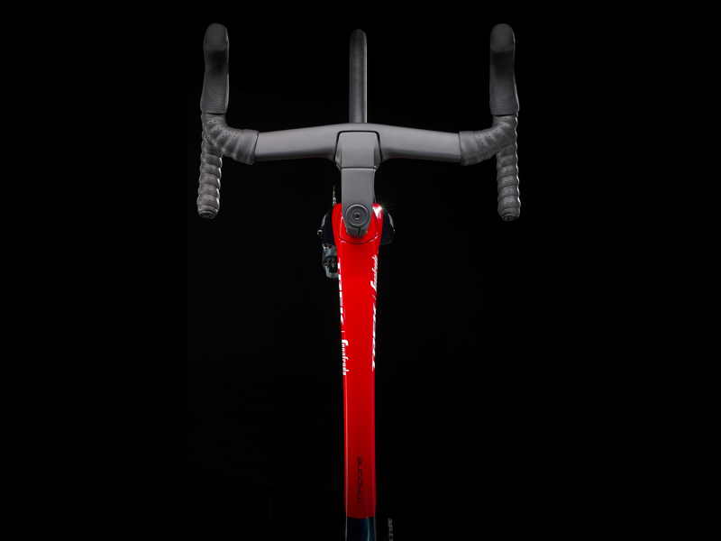 Trek Madone SLR 7 eTap Disc Carbon Road Bike 2021 in Blue and Red-7