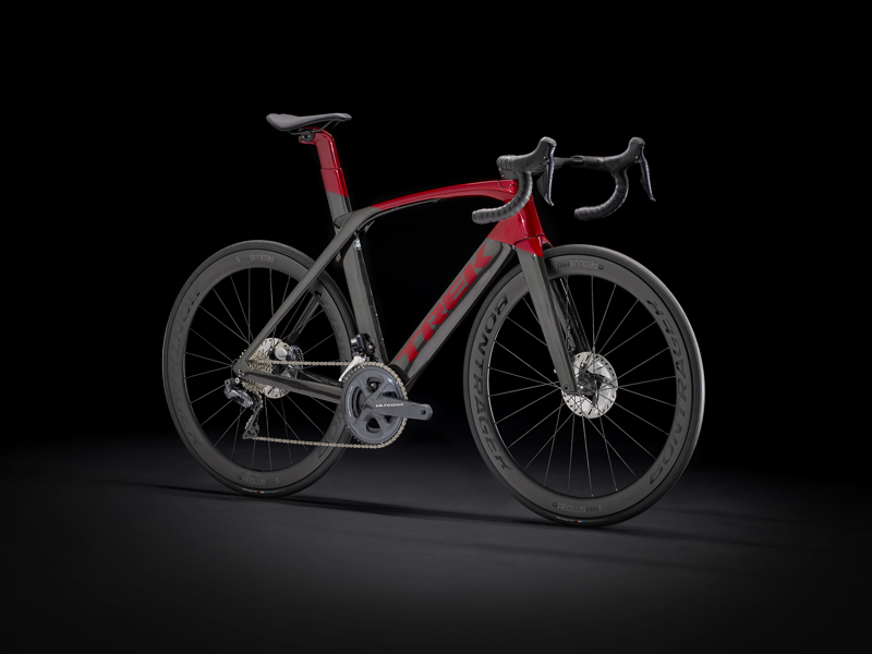 Trek Madone SLR 7 Disc Road Bike 2021 in Grey-Red-1