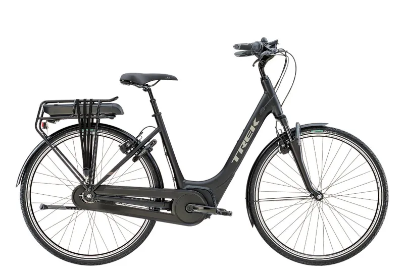 Trek LM2+ Lowstep Electric Hybrid Bike in Black Small