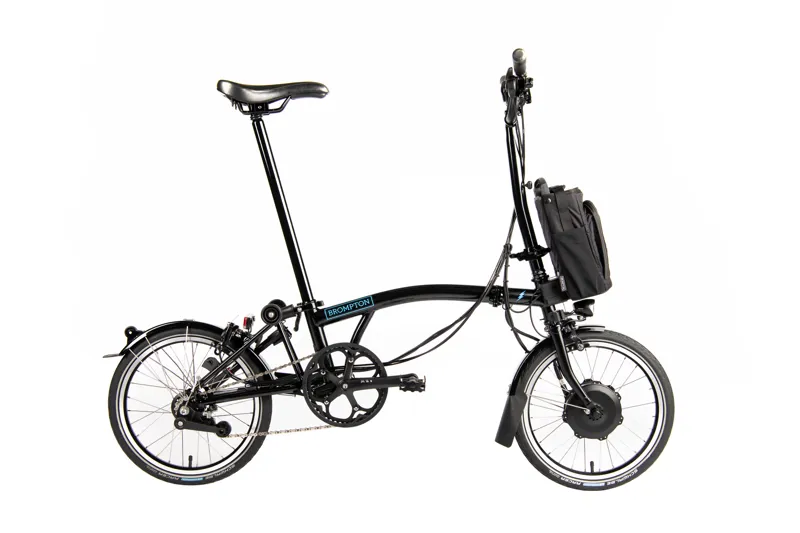 Brompton H6L Electric Folding Bike 2021 in Black-2