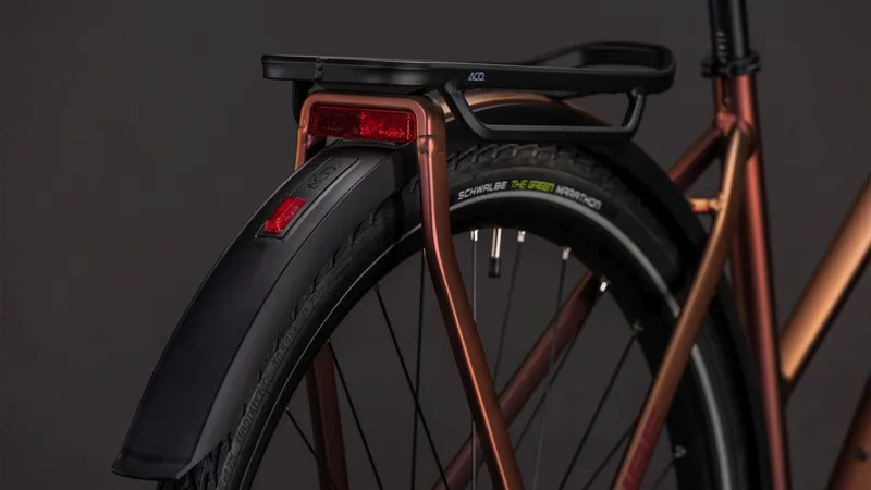 Cube Kathmandu Pro Trapeze Hybrid Bike 2026 in Sunglow/Prizm-3