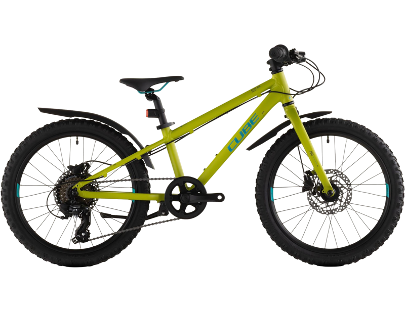 Balfes Bikes Cube Acid 200 Disc Fe 20 Inch Kids Bike 2026 in Lizard/Blue | Free postage over £30, £10 off first order, price match & 0% finance.