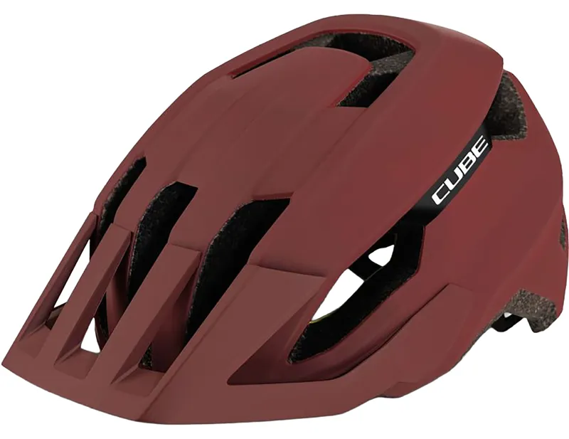 Balfes Bikes Cube CUBE HELMET STRAY in BURGUNDY | Free postage over £30, £10 off first order, price match & 0% finance.