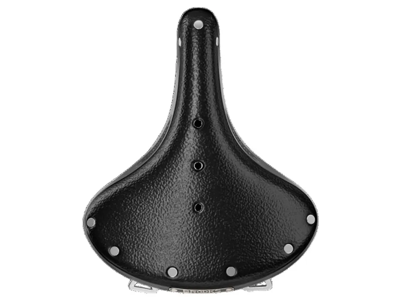 B67 Short Chromed Steel Rail 205mm Women's Saddle in Black -2