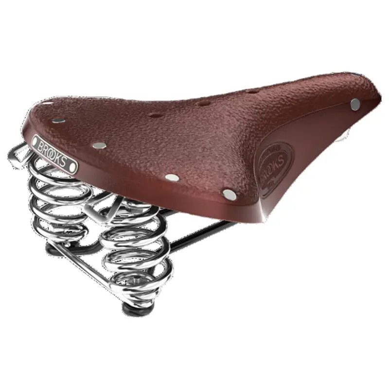 Balfes Bikes Brooks B67 Short Chromed Steel Rail 205mm Women's Saddle in Brown | Free postage over £30, £10 off first order, price match & 0% finance.