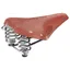 B67 Short Chromed Steel Rail 205mm Women's Saddle in Honey