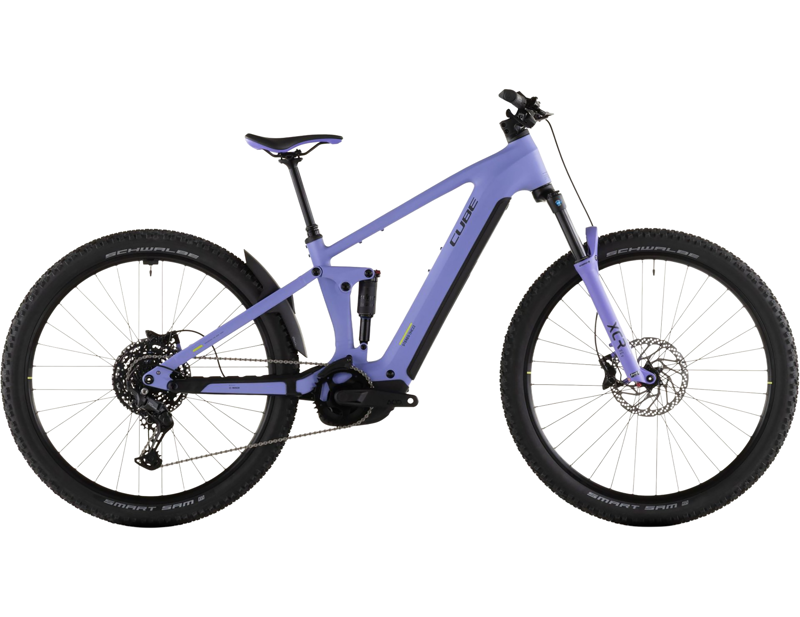 Cube Stereo Hybrid one22 Pro 800 Electric Mountain Bike 2026 in LucidLilac/Lime