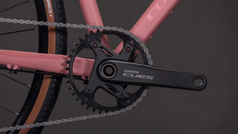 Cube Nuroad One Gravel Bike 2026 in Ruby/Puce-4