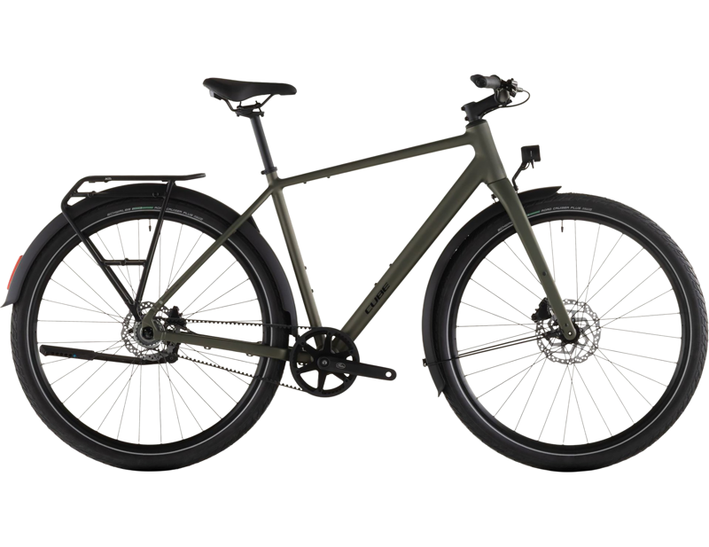 Balfes Bikes Cube Editor One Fe Hybrid Bike 2026 in Reedgreen/Black | Free postage over £30, £10 off first order, price match & 0% finance.
