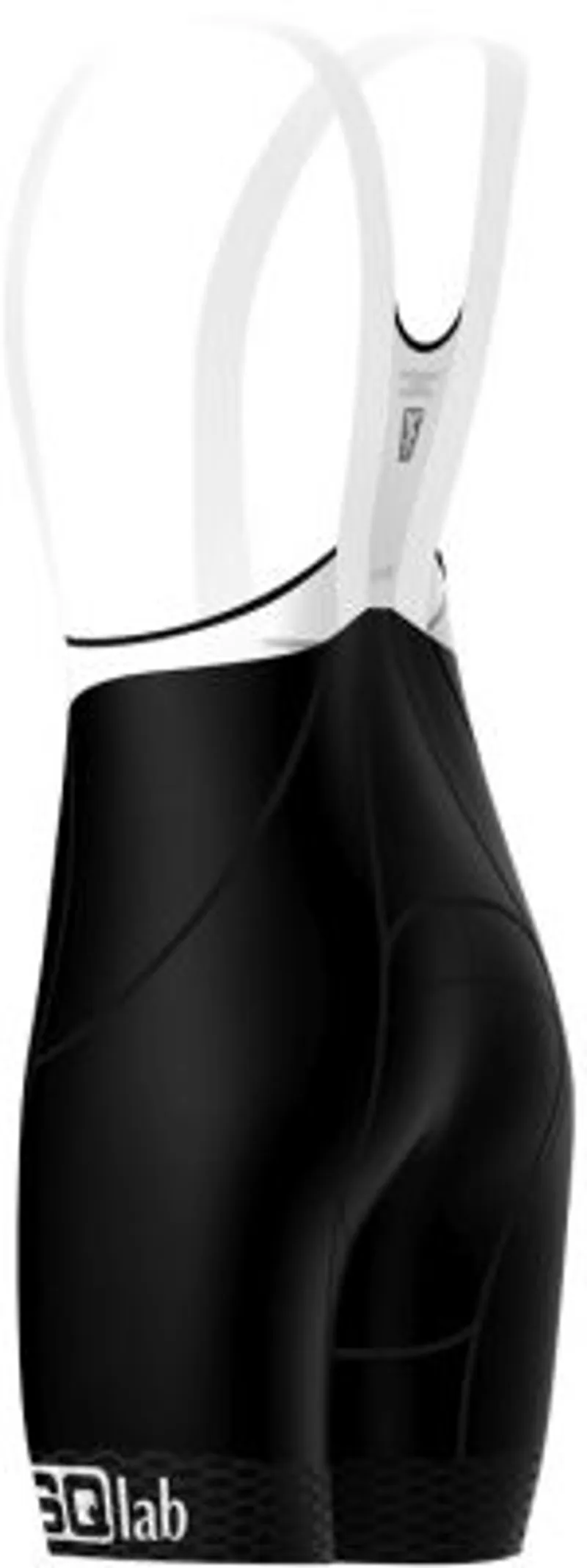 SQLAB ONE12 ROAD/MTB RACE BIB SHORT in Black/White-2