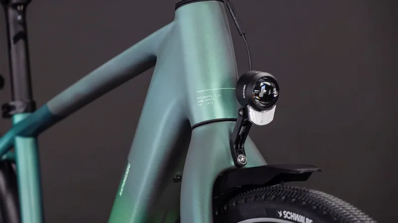 Cube Kathmandu Hybrid c:62 Slt 400x Electric Hybrid Bike 2026 in Seafoam/Chrome-5