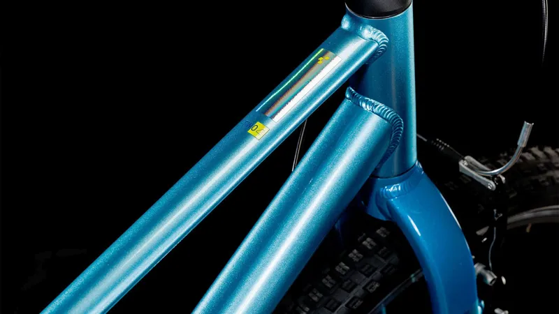 Cube Numove 240 24 Inch Wheel Kids Bike 2025 in Blue/Lime-1