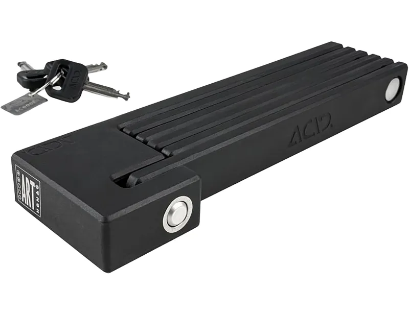 Balfes Bikes Acid Folding Lock Rigid 90 Art2 in black | Free postage over £30, £10 off first order, price match & 0% finance.