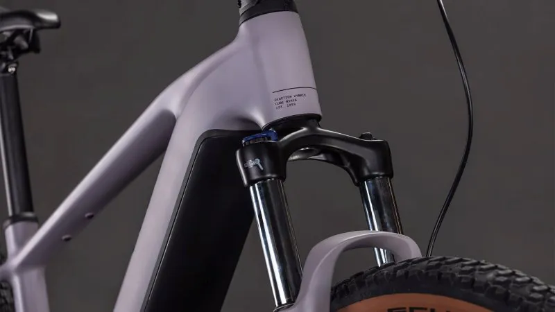 Cube Reaction Hybrid Performance 600 Electric Mountainbike 2026 in Plumgrey/Black-5