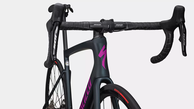 Specialized Tarmac SL7 Comp 105 Di2 Road Bike 2024 in Lake/Purple Orchid-4